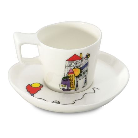 Afbeeldingen van Espressotas + ondertas (x2)