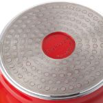 Afbeeldingen van Virgo kookpot met deksel oranje 16 cm