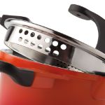 Afbeeldingen van Virgo kookpot met deksel oranje 16 cm