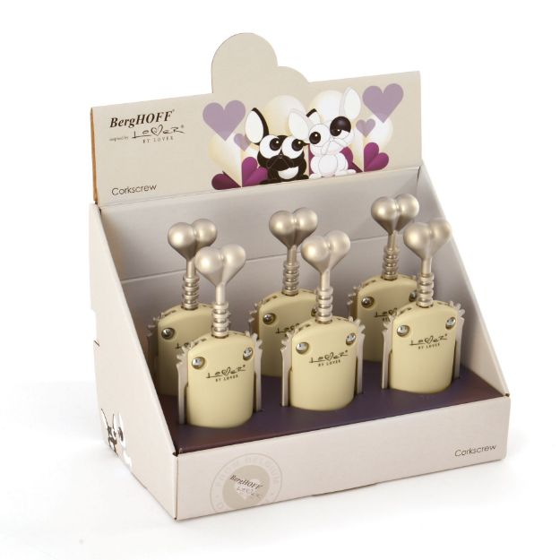 Afbeeldingen van Lover by lover 6x kurkentrekker in display