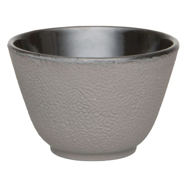 Afbeeldingen van Studio 2x gietijzeren theekop grijs 0,1l