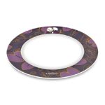 Afbeeldingen van Lover by lover 4 x rond bord paars