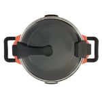 Afbeeldingen van Virgo kookpot met deksel oranje 28 cm