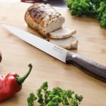 Afbeeldingen van Essentials Vleesmes met donker houten handvat 20 cm