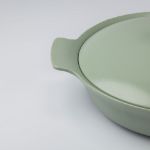 Afbeeldingen van RON Sauteerpan met deksel gietijzer groen - Ø 28cm
