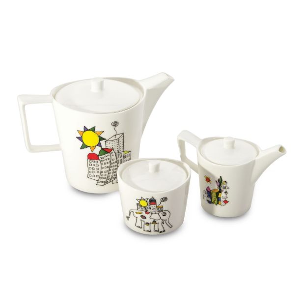 Afbeeldingen van Eclipse 6-delige koffie/thee serveerset by codriez