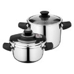 Afbeeldingen van Essentials 4-delige snelkookpannenset 4+7L Vita