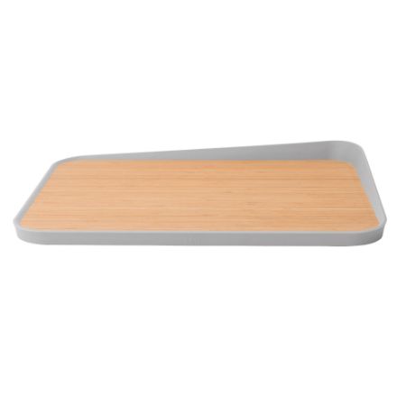 Afbeeldingen van LEO Bamboe snijplank met opstaande rand 41 x 30,5 cm