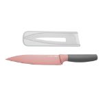 Afbeeldingen van LEO Vleesmes roze 19 cm