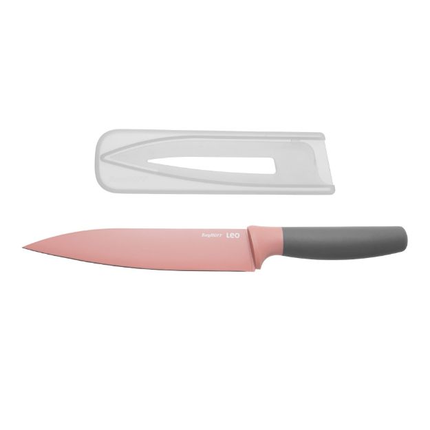 Afbeeldingen van LEO Vleesmes roze 19 cm
