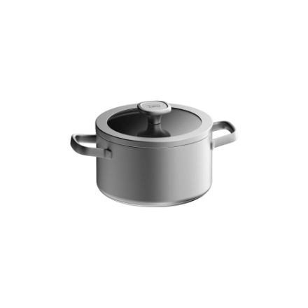 Afbeeldingen van LEO Kookpot met deksel Graphite - Ø 20cm