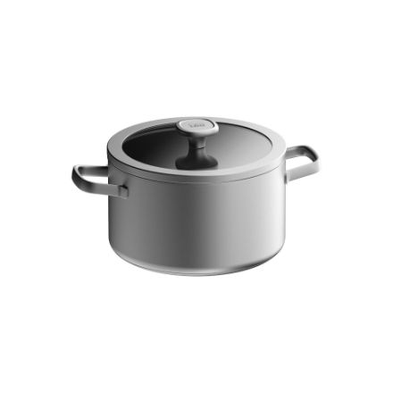 Afbeeldingen van LEO Kookpot met deksel Graphite - Ø 24cm