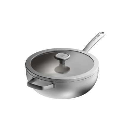 Afbeeldingen van LEO Wokpan met deksel Graphite - Ø 28cm