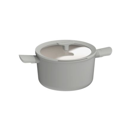 Afbeeldingen van LEO Kookpot antikleef met deksel Balance Moonmist - Ø 24x14cm