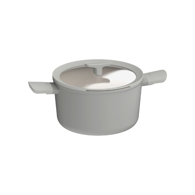Afbeeldingen van LEO Kookpot antikleef met deksel Balance Moonmist - Ø 24x14cm