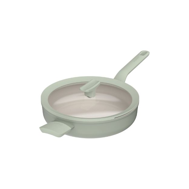 Afbeeldingen van LEO Sauteerpan antikleef met deksel Balance Sage - Ø 26cm