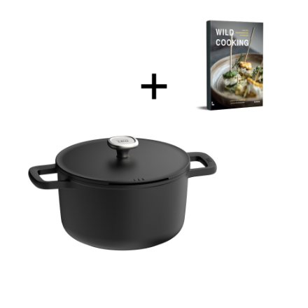 Afbeeldingen van LEO RECYCLED kookpot met deksel 24cm 5,6L - H 14cm Phantom