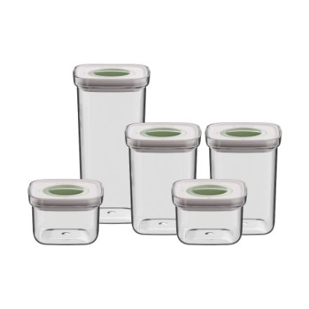 Afbeeldingen van LEO 5-delige smart seal voedselcontainer set