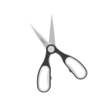 Afbeeldingen van LEO Multifunctionele keukenschaar met magnetische hoes Graphite 23cm