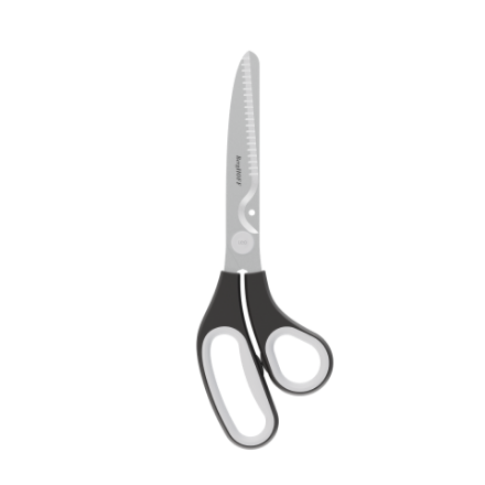 Afbeeldingen van LEO Multifunctionele keukenschaar met magnetische hoes Graphite 26cm