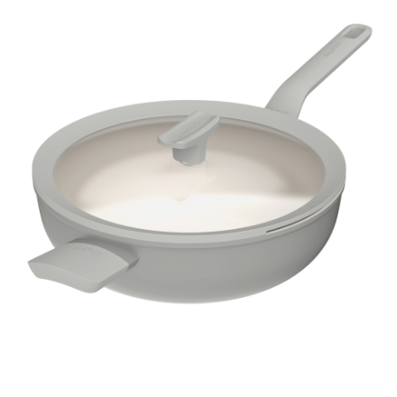 Afbeeldingen van LEO Wokpan antikleef met deksel Balance Moonmist 32cm