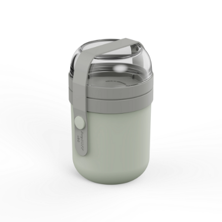 Afbeeldingen van LEO Tweedelige lunchpot Sage