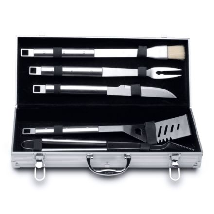Afbeeldingen van Essentials 6-delige barbecueset in aluminium koffer