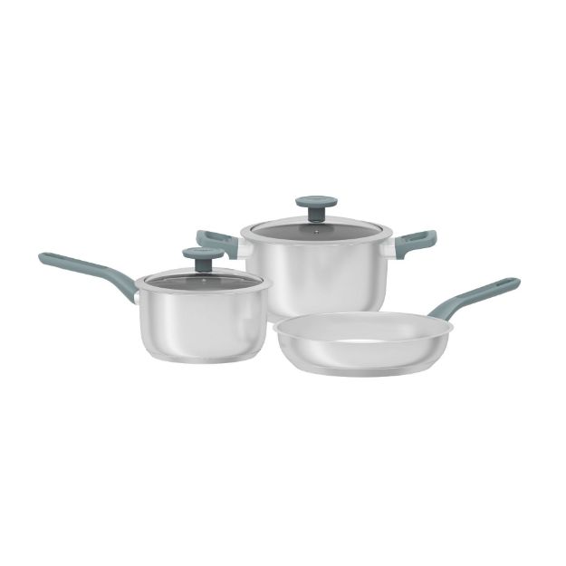 Afbeeldingen van LEO 5-delige kookpotten set Bolt Ocean