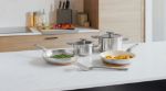 Afbeeldingen van LEO Braadpan RVS antikleef Balance Moonmist 24cm