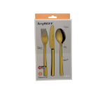 Afbeeldingen van LEO 3-delig bestekset Pure Gold