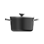 Afbeeldingen van LEO Kookpot antikleef met deksel Graphite 24x14cm