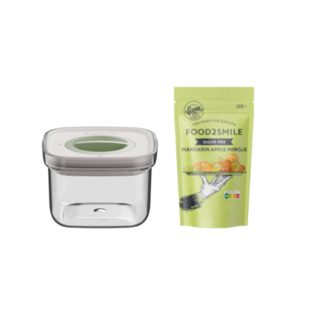 Afbeeldingen van FRIENDS OF | Food2Smile + Smart Seal 0.40L Mandarin Apple Mingle 85g