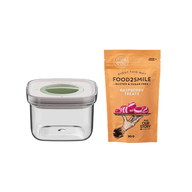 Afbeeldingen van FRIENDS OF | Food2Smile + Smart Seal 0.40L Raspberry Treats 90g