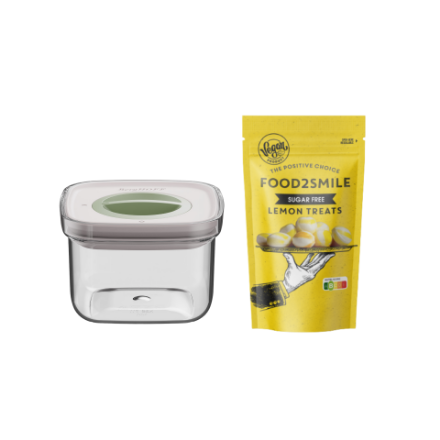 Afbeeldingen van FRIENDS OF | Food2Smile + Smart Seal 0.40L Lemon Treats 90g