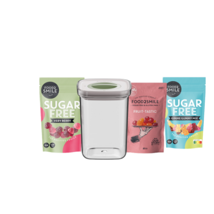 Afbeeldingen van FRIENDS OF | Food2Smile + Smart Seal 1L Gimmy Gummy Mix - Very Berry - Fruit-tastic