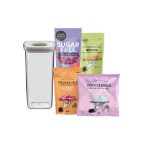 Afbeeldingen van FRIENDS OF | Food2Smile + Smart Seal 1.60L Cherry Berry Burst - Mandarin Apple Mingle - Raspberry Treats - Mellow Marshmallows