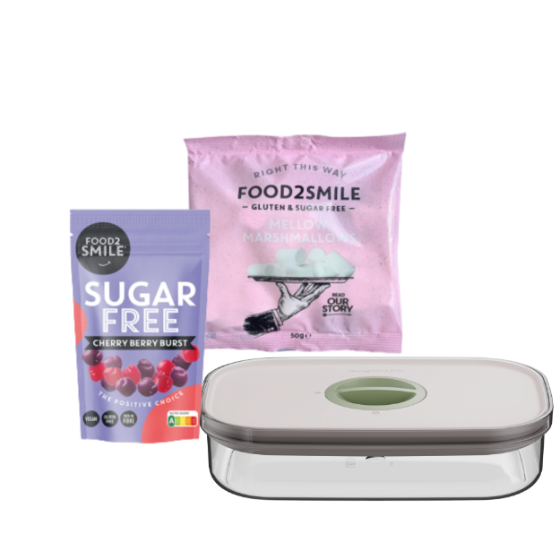 Afbeeldingen van FRIENDS OF | Food2Smile + Smart Seal 0.70L Mellow Marshmallows - Cherry Berry Burst