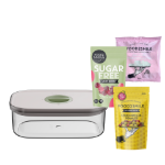 Afbeeldingen van FRIENDS OF | Food2Smile + Smart Seal 1.50L Mellow Marshmallows - Very Berry - Chocosmiles Peanuts